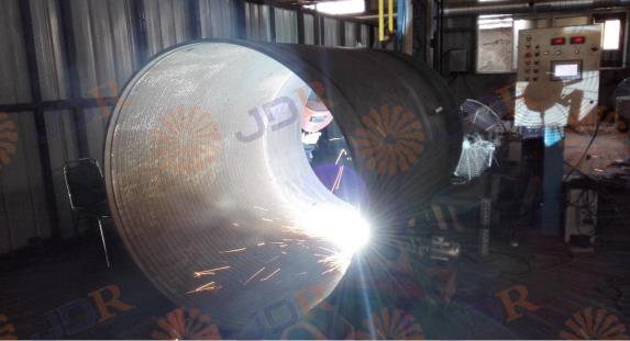 耐磨管道成品，堆焊耐磨管生產車間實景展示(圖2)